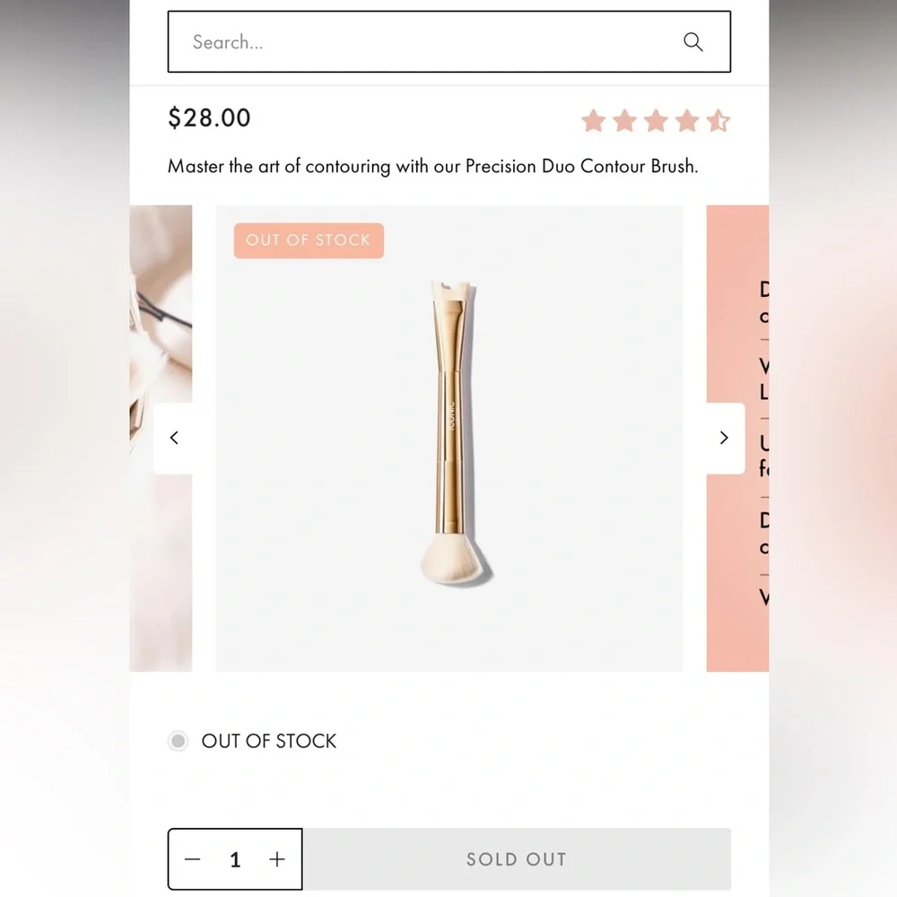 Iconic London Precision Duo Contour Double-Ended Makeup Brush